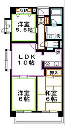 メインステイ関町 3階3LDKの間取り