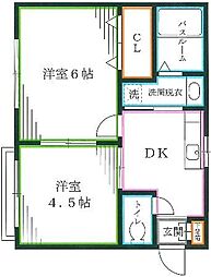 間取図画像 2DK