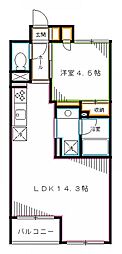 間取図画像 1LDK
