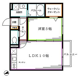 グラン・バンダンジェ 1LDKの間取図画像