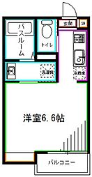 Y'sFlat高円寺 1Kの間取図画像
