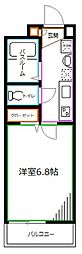 レソム南台 1Kの間取図画像