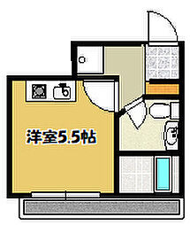 LISソフィア大東 ワンルームの間取図画像