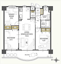 間取図画像 3LDK
