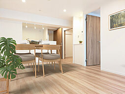 ニュー武蔵野マンション 3LDKのリビング/ダイニング