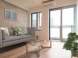 フェイバリッチタワー品川 1SLDKのリビング/ダイニング