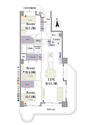間取図画像 3LDK