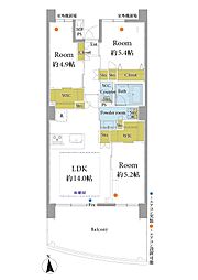 間取図画像 3LDK