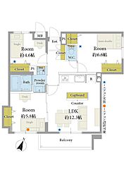 間取図画像 3LDK