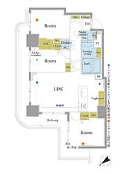 間取図画像 3LDK