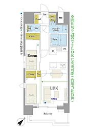 フィース蔵前 2LDKの間取図画像