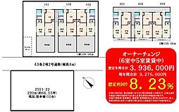 コーポ青木 2DKの間取図画像