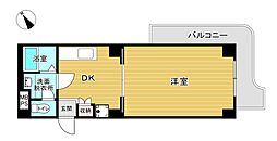 松尾ビル 1DKの間取図画像