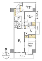 ダイアパレス田端 3LDKの間取図画像
