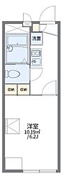 阪神本線 杭瀬駅 徒歩14分の賃貸アパート 1階1Kの間取り