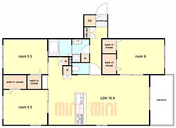 阪急神戸本線 武庫之荘駅 徒歩7分の賃貸アパート 2階3LDKの間取り