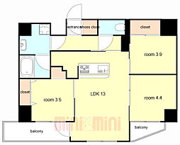 間取図画像 3LDK