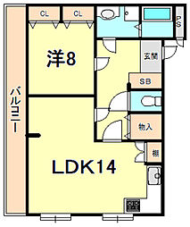 間取図画像 1LDK