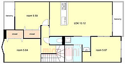 阪急今津線 甲東園駅 徒歩34分 2階/-