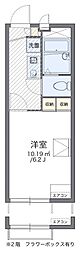 レオパレス五色山 1Kの間取図画像