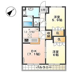 物件の間取り