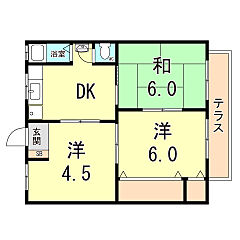 物件の間取り