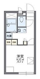 レオパレスヒルデナーハイム 1Kの間取図画像