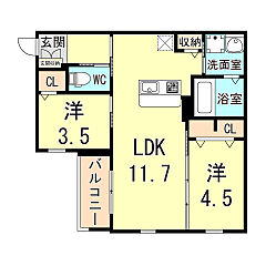 物件の間取り