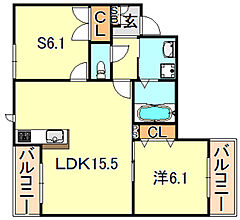 物件の間取り