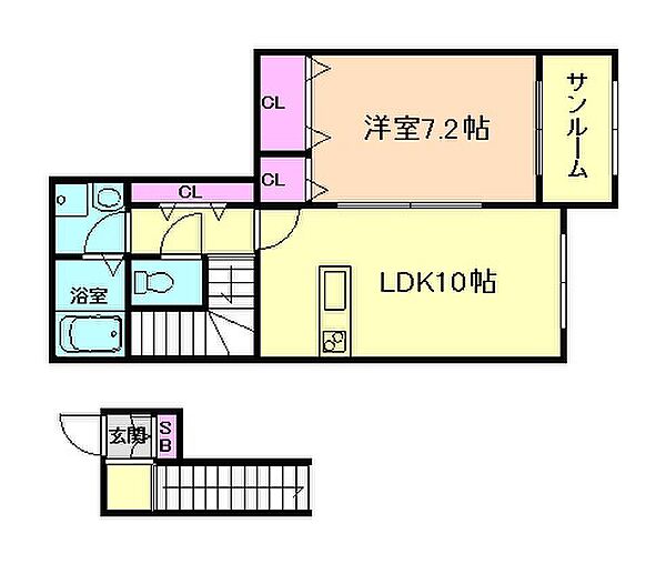 同じ建物の物件間取り写真 - ID:228048091128