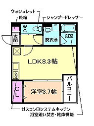 間取図画像 1LDK