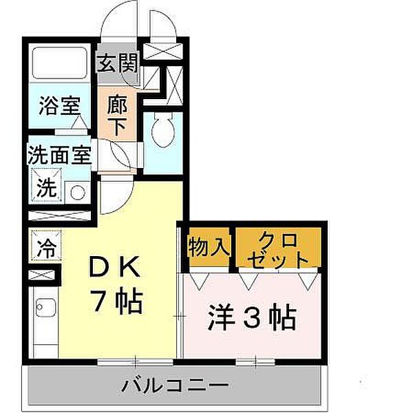 兵庫県伊丹市御願塚５丁目(賃貸アパート1DK・3階・28.28㎡)の写真 その2