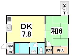 サンハイツ三野 2階