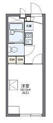 レオパレス魚崎 1階1Kの間取り