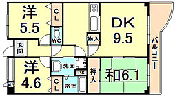 グレース門戸荘 5階