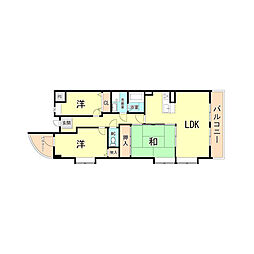 プラザハイツ二ツ屋Ｇ棟 2階