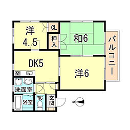 メゾンドゥ西山 2階