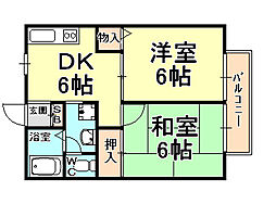 セジュール岡本 2階