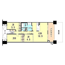 摩耶シーサイドプレイスイースト5番館 1階/103