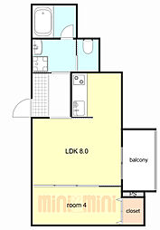 間取図画像 1LDK