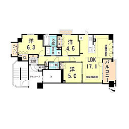 間取図画像 3LDK