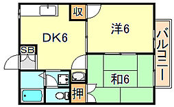 プラザ朝霧 2階