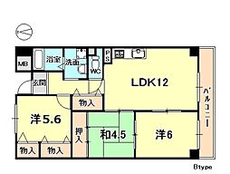 間取図画像 3LDK