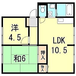 カサベルデ中澤B 2階