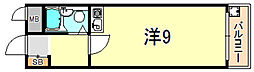 ラ・フラタニテ ワンルームの間取図画像