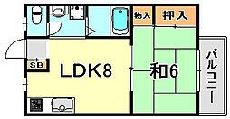 間取図画像 1LDK