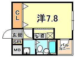 間取図画像 ワンルーム
