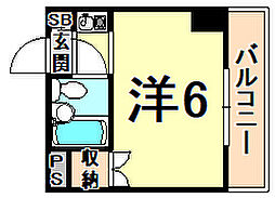 間取図画像 ワンルーム