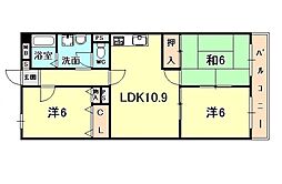 グロリオーサ甲東 3階