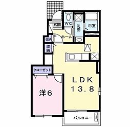 間取図画像 1LDK